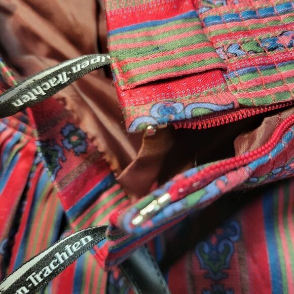 Alpen Trachten Dirndl Vintage German Alpine Traditional Pleated Skirt Cotton - Picture 10 of 14